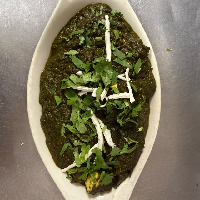 Saag Paneer.