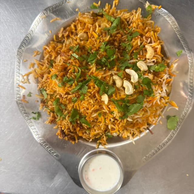 Shrimp Biryani.