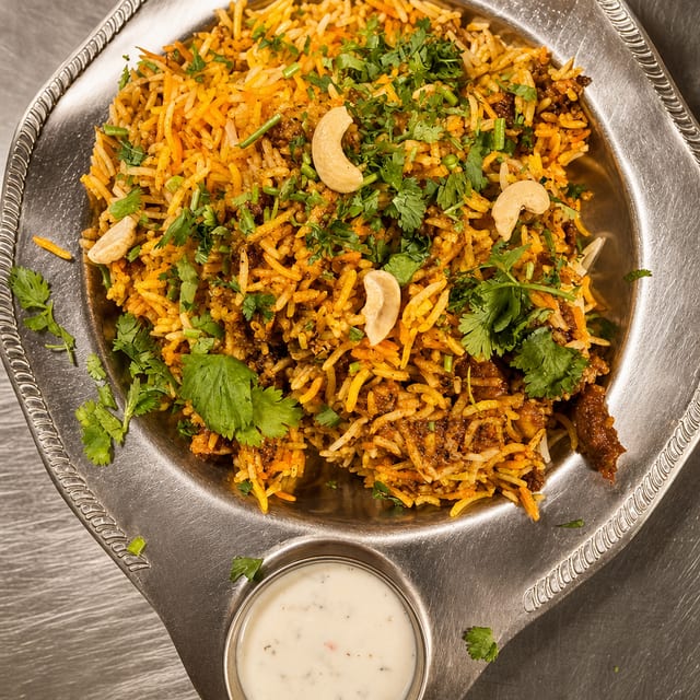 Goat Biryani.